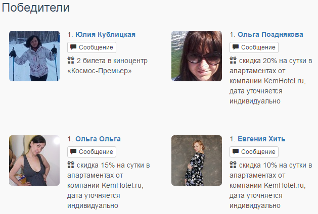 Итоги Конкурса